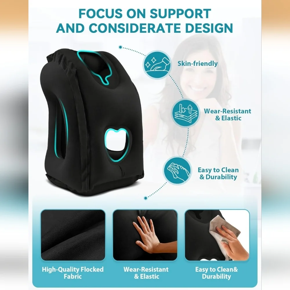Inflatable Travel Pillow